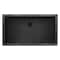Ruvati 34 x 14 inch Gunmetal Black Stainless Steel Rectangular Bathroom Sink Undermount RVH6134BL - alternate 1